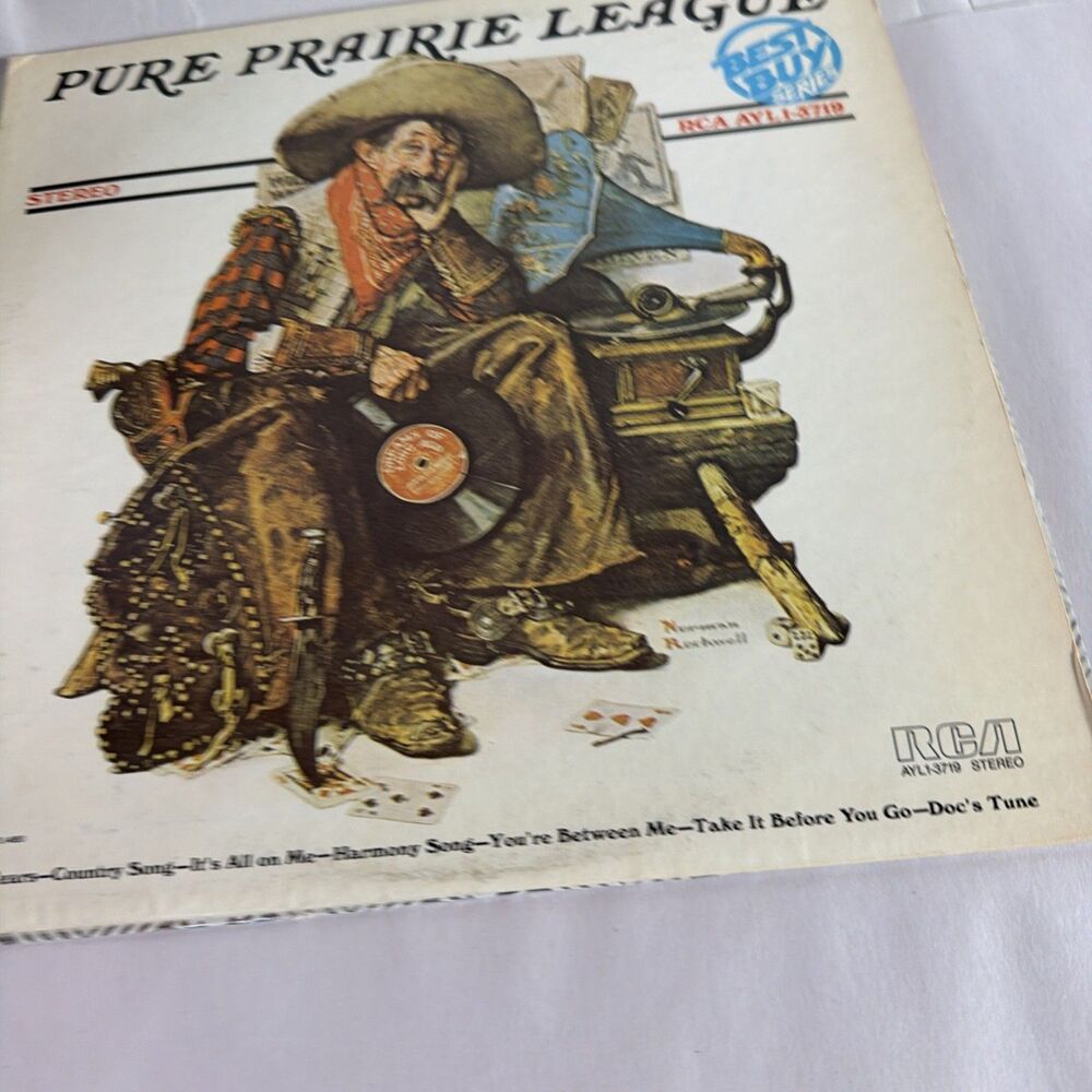 Pure Prairie League- LSP-4650, Norman Rockwell Cover Art VG+ R41
